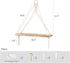 Set 2 Mkono Artificial Ivy Macrame Hanging Shelves with Lights of Boho Wall Decor Display Plants Photos Wood Floating
