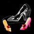 HiParty Mini & Small 3D High Heel Shoe Chocolate Mold, Polycarbonate Stiletto Heels Candy Mold Set of 2