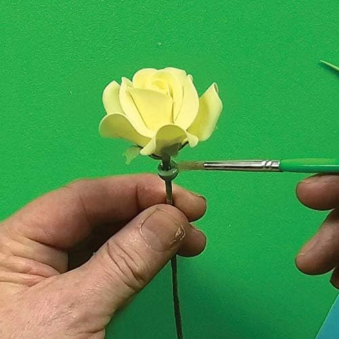 Flower Pro Calyx Trio Silicone Mold by Katy Sue Molds for Cake Decorating & Clay Crafts - Make Rose Calyx