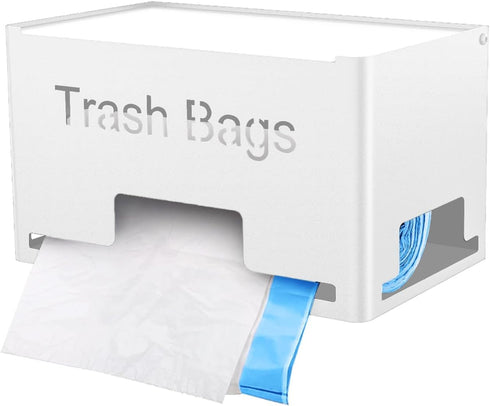 STWWO Large Trash Bag Holder Dispenser, Metal Garbage Bag Dispenser Roll Holder,
