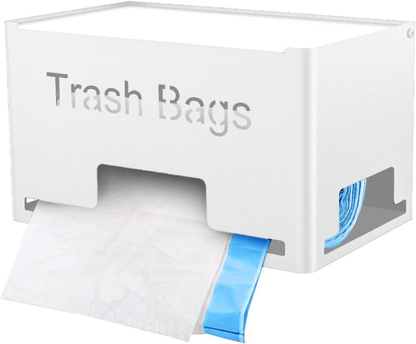 STWWO Large Trash Bag Holder Dispenser, Metal Garbage Bag Dispenser Roll Holder,