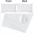 Thmyo 4-Pack 100% Cotton Lumbar Throw Pillow Case, 12x20inch/30x50cm, White (Covers Only, Not Pillows)