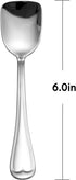 Ice Cream Spoons 18/10 Stainless Steel Dessert Spoon Set, 4 Pcs, 6.0 Inches, Dishwasher Safe