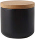 jessie Ceramic Storage Containers with Airtight Seal - Bamboo Lids Kitchen Canisters for Tea, Spice, Sugar, Coffee