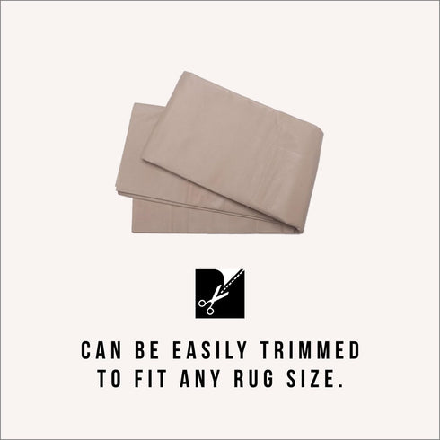 Grip-It Solid Grip Non-Slip Rug Pad, Cushioned for Area Rugs, 3 x 5 ft, Hardwood Floors