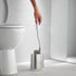Slimline Set, Joseph Joseph Flex Lite Silicone Toilet Brush with Holder Flexible Head, drip, Anti-Clog deep Clean