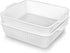 Casserole Dishes for Oven, 10'' Square Baking Dish, 2 Pack Ceramic Bakeware Sets with Handles