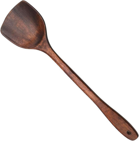 Wooden Kitchen Utensils, Eco-Friendly 16-Inch Long Cooking Spatula