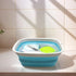 SAMMART 7.7L (2 Gallon) Collapsible Tub - Foldable Dish Tub - Portable Washing Basin - Space Saving Plastic Washtub