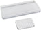 Bloss Counter Tray Set for Bathroom/Kitchen: 7.9" Silicone Tray for Soap, Sponge, and Jewelry
