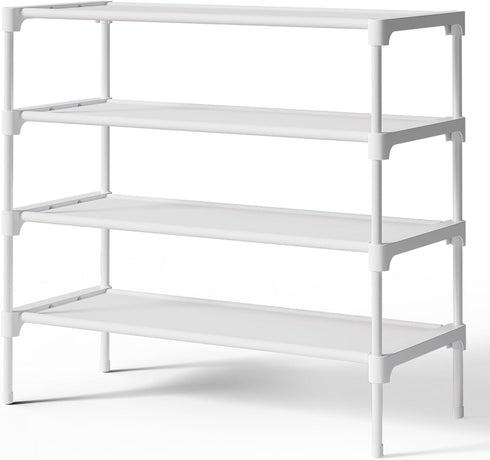 Kitsure Shoe Rack - Non-Woven Shoe Rack Shelf, Shoe Organizer for Closet,