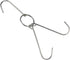 TIHOOD 3 PCS 9.4" Stainless Steel Double Meat Hooks for Roast Duck, Bacon, BBQ Grill Hanger Cooking Tools Accessories