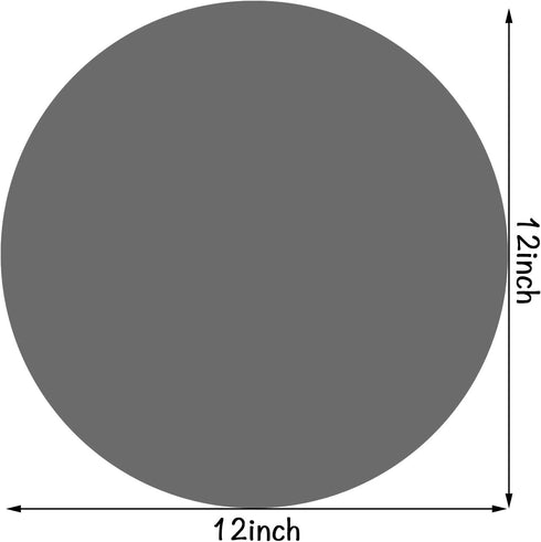 12" Silicone Microwave Multi-Mat, Non-Stick Heat Resistant Oven Mat - 2 Pack in Gray