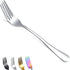 Dinner Forks Set of 6, Berglander 7.9" Stainless Steel Shiny Mirror Fork Set, Sturdy and Dishwasher Safe