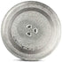 Microwave Glass Plate Turntable Tray Accessories, 9.6inch/24.5cm Diameter, Thickened Heat Resistant