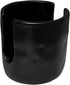 Ceramic Sponge Holder Caddy for Kitchen - Black