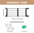 Closet 15.75-23.62inches Hershii Expandable Tension Shelf Rod Adjustable Metal Storage Rack Cabinet Organizer DIY