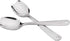 IMEEA Flat Bottom Serving Spoon, 10-Inch Slotted Spoon, Set of 2 in 18/8 Stainless Steel