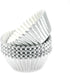 Standard Silver Foil Cupcake Liners - 100-Count Muffin Baking Cups for Party and More