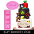 Baby Shower Fondant Molds (5 Pack) - Cute Silicone Chocolate Feet and Clothes Molds for Cake Decorating