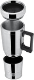 Asixx 12V/24V Car Heating Cup, 300ml Electric Kettle for Coffee, Tea, Water Mug, 304 Stainless Steel (24V)
