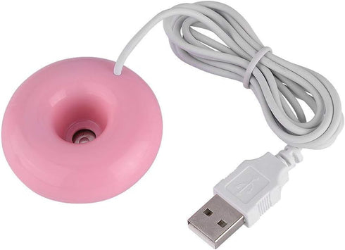 Mini Doughnut-Shaped Portable USB Powered Humidifier, Atomization Spray for Home, Office, Car