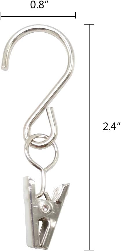 30 Pack Gutter Hangers for Lights String Light Clips Patio Light Clips Awning Light Clips String Light Hangers Clip