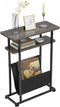 Narrow Small Side Table for Small Spaces - Slim End Table with