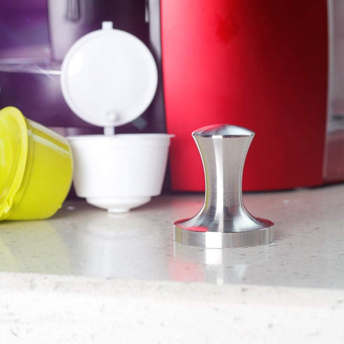 RECAPS Stainless Steel Espresso Coffee Tamper Filling Tool, Compatible with Dolce Gusto Machine, 41.8mm