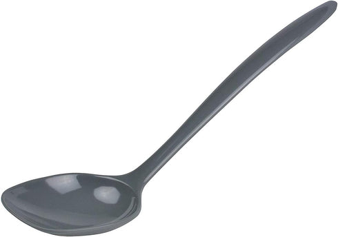 Hutzler 12 Inch Melamine Spoon - Steel Gray