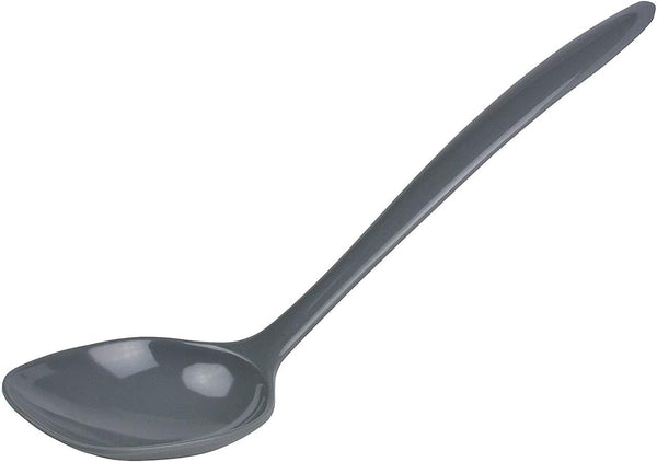 Hutzler 12 Inch Melamine Spoon - Steel Gray