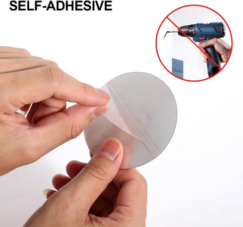 Uten 10 Pack Heavy Duty Adhesive Hooks for Hanging, Waterproof Sticky Robe Towel Hooks