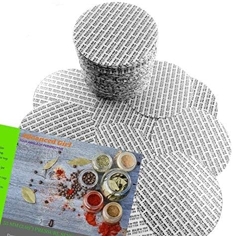 Pressure Sensitive Torque Activated Seals Cap Liners - 53mm, 100 PCS for Bottles & Containers
