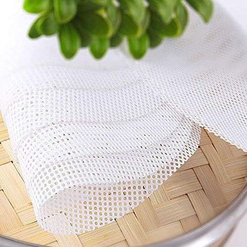 4 Pieces Round Silicone Reusable Steamer Mat Mesh Sheets for Food Dehydrator, 10" Diameter