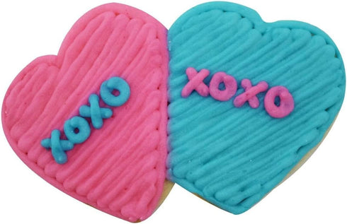 R&M Valentine Cookie Cutter Set, 7 Shapes - Heart, Double Heart, Arrow, Dove, Lips, Cupid, Red, Pink, White