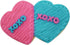 R&M Valentine Cookie Cutter Set, 7 Shapes - Heart, Double Heart, Arrow, Dove, Lips, Cupid, Red, Pink, White