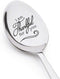 Personalized Hand Stamped Teaspoon Gift - I am Thankful for You, Inspirational Saying, Thanksgiving Gift