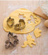 3-Piece Unicorn Cookie Cutter Set, Stainless Steel Unicorn, Rainbow & Head Shapes, Dishwasher Safe
