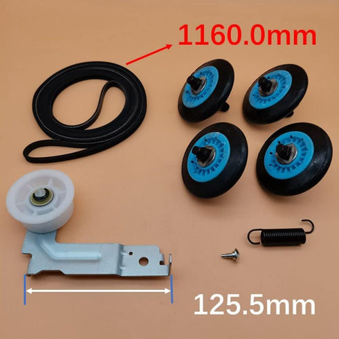 Upgraded Dryer Repair Kit for Samsung, Compatible with Drum Roller DC97-16782A, Dryer Belt 6602-001655, Idler Pulley