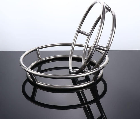 Stainless Steel Wok Ring, Wok Rack for Pot Gas Stove Fry Pan, 26cm/10.23inch