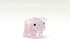 Tiny Pig Miniature Glass Figurine – Handmade Blown Glass Animal – Cute Collectible Pig Sculpture Gift (Pink)