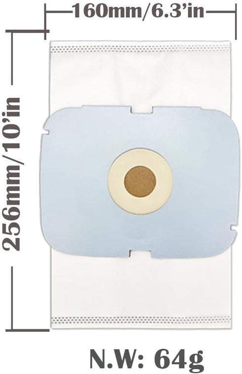 6 Pack Spare Parts Style-P Dust Bags, Compatible with Lux Guardian Platinum by Electrolux