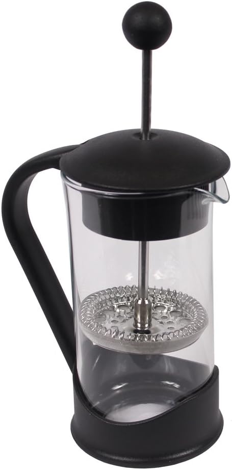 Clever Chef French Press Coffee Maker, 2 Cup Capacity, Black - Maximum Flavor Brewer