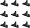 10 Pieces Album Stands, Collectibles Card Holder, Picture Album Bracket, Photo Frame Display Stands (Black, 1.2cm)
