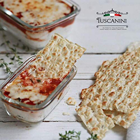 Tuscanini Parchment Crackers, Olive Oil, 3.5oz, 2 Pack, Paper Thin & Crisp Italian Crackers