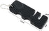 Black Pocket Knife Sharpener,Kitchen Knife Sharpener, Scissor Sharpener, Handheld Keychain Sharpening Tool for Outdoor Camping Kitchen Knives Accessories by GANPUB