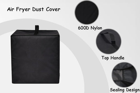 Air Fryer Cover Heavy Duty Heat-resistant Waterproof Dust Protective Case for Chefman 12-Quart Air Fryer