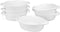 Foraineam 6-Pack 10 Ounce Porcelain Ramekins, Oval Ceramic Baking Dishes with Double Handles