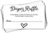All Ewired Up 50 Gender Neutral Watercolor Heart Baby Shower Diaper Raffle Tickets - Lottery Insert Cards for
