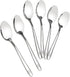 12-Piece Small Stainless Steel Dessert Spoons